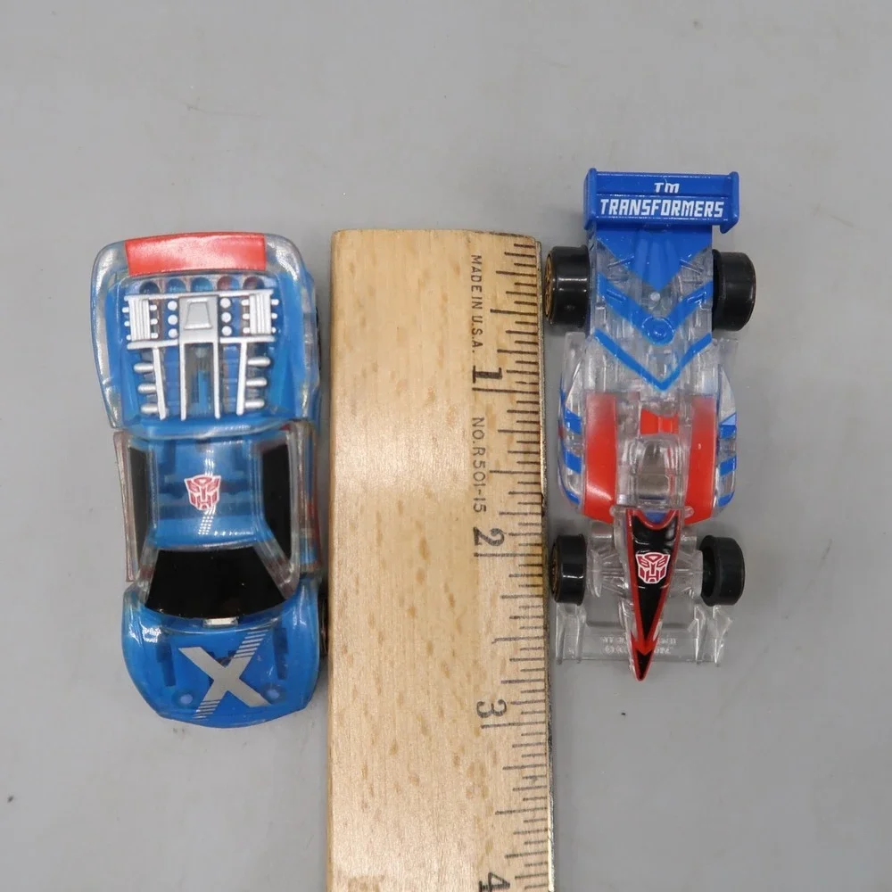 Transformers‎ 2000 MIRAGE Race car Spychanger & Crosswise robots in disguise Lot